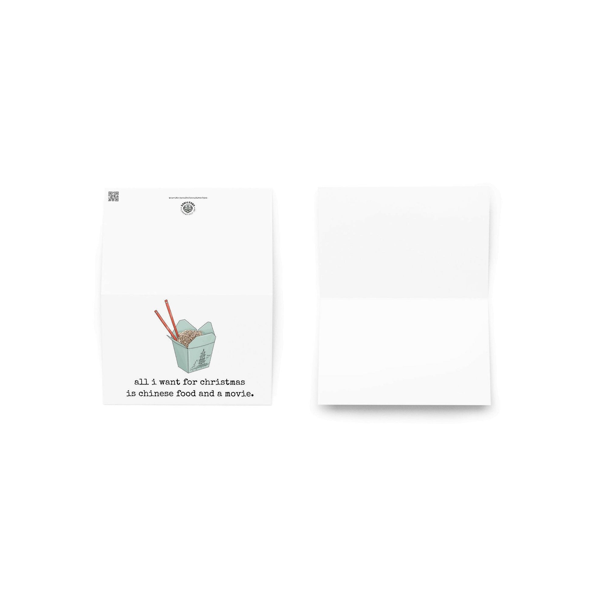 All I want for Christmas greeting card - Not Your Granny's Greetings