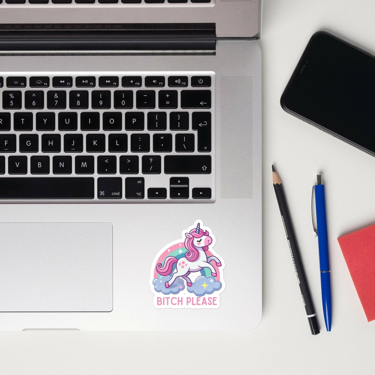 Bitch please unicorn sticker - Not Your Granny's Greetings