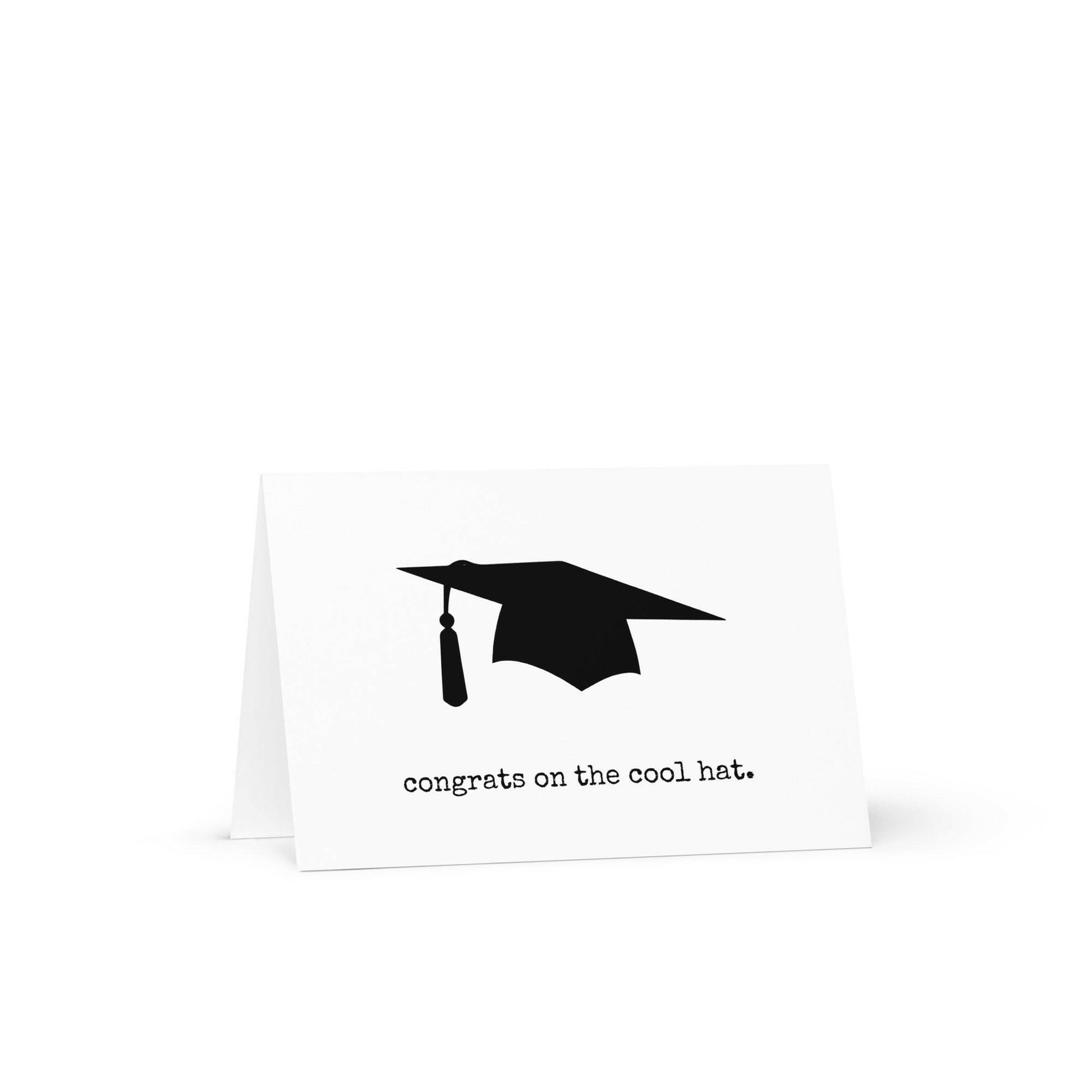 Congrats on the Cool Hat Funny Graduation Greeting Card - Not Your Granny's Greetings