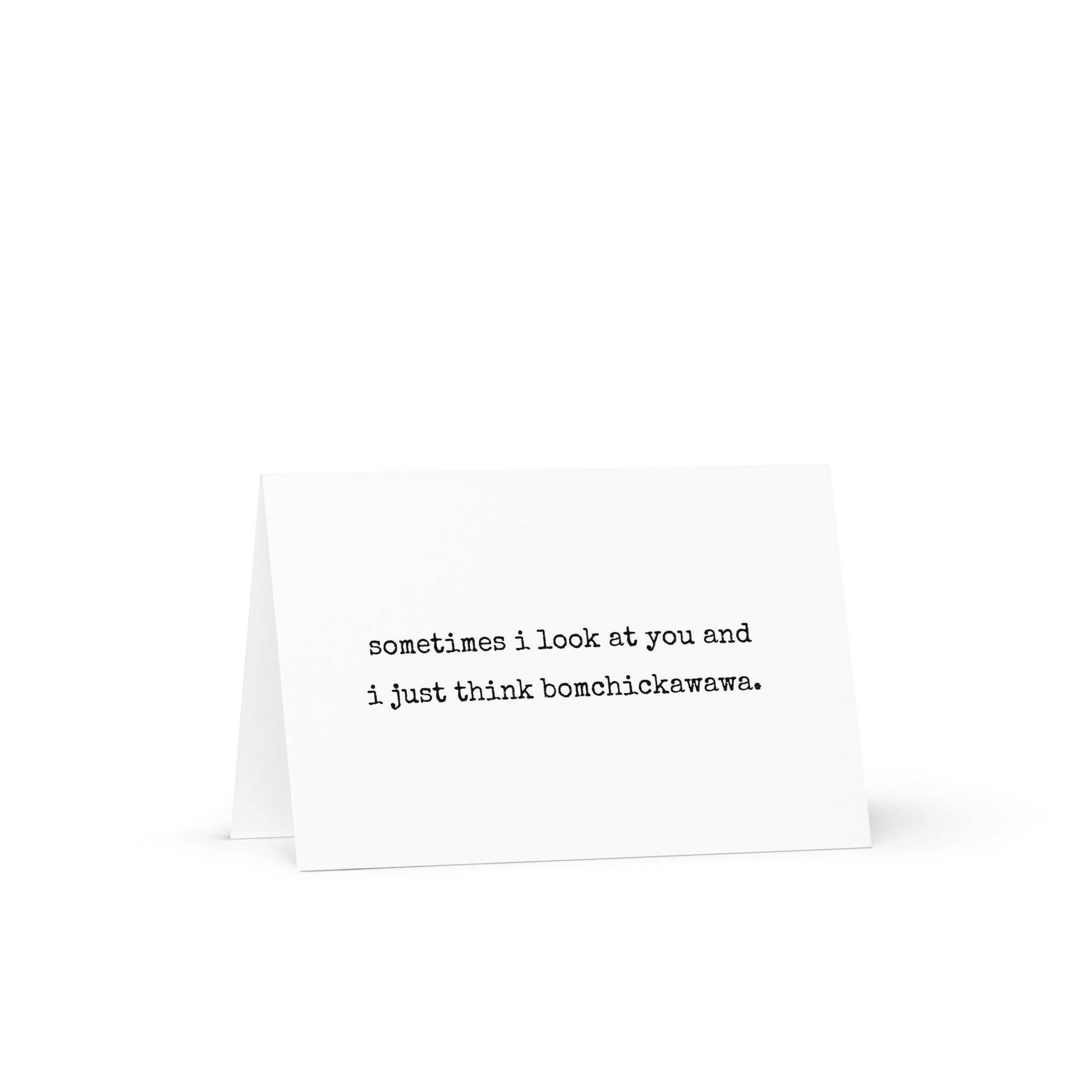 Sometimes i just look at you funny greeting card - Not Your Granny's Greetings