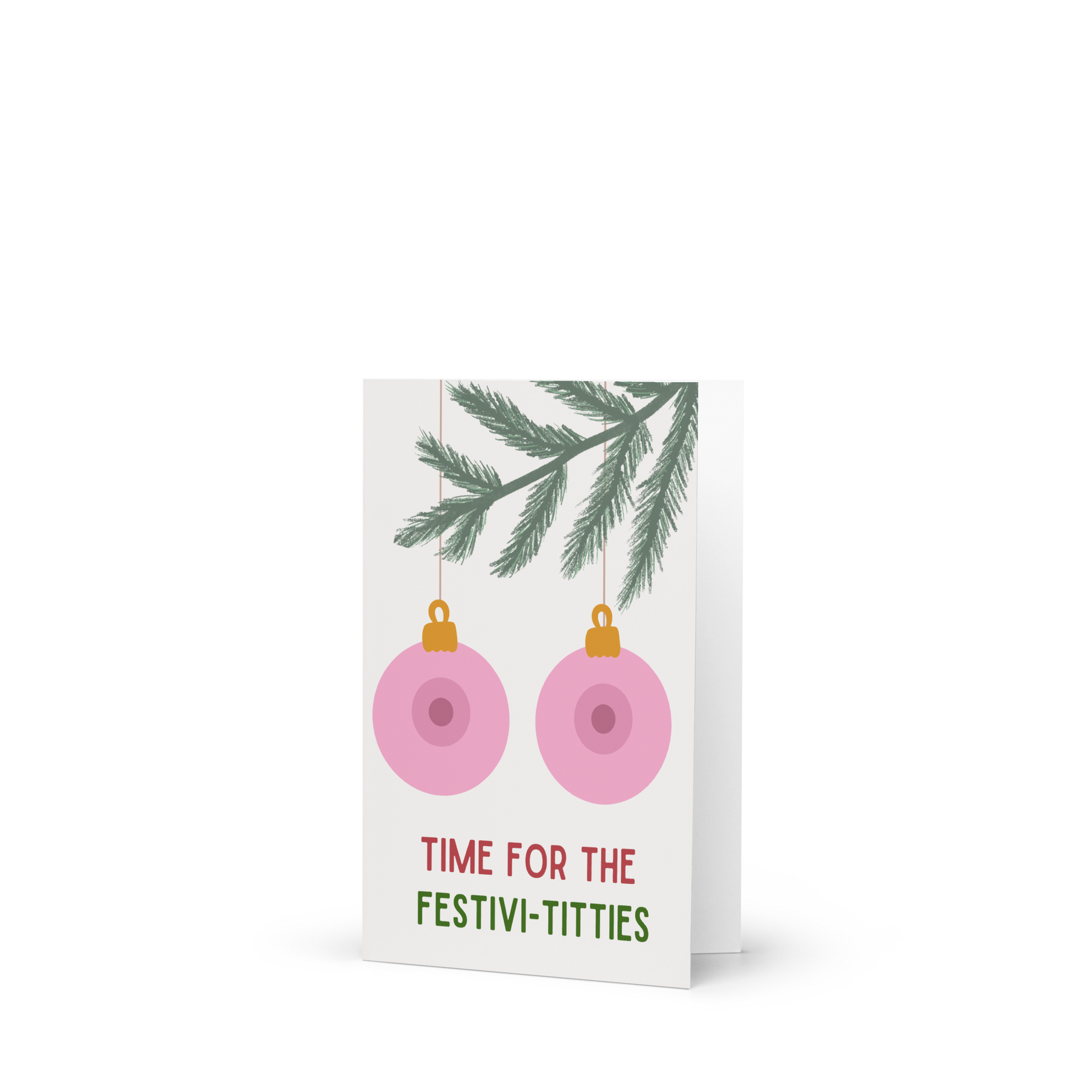 Time for the festivi-tities funny christmas card - Not Your Granny's Greetings