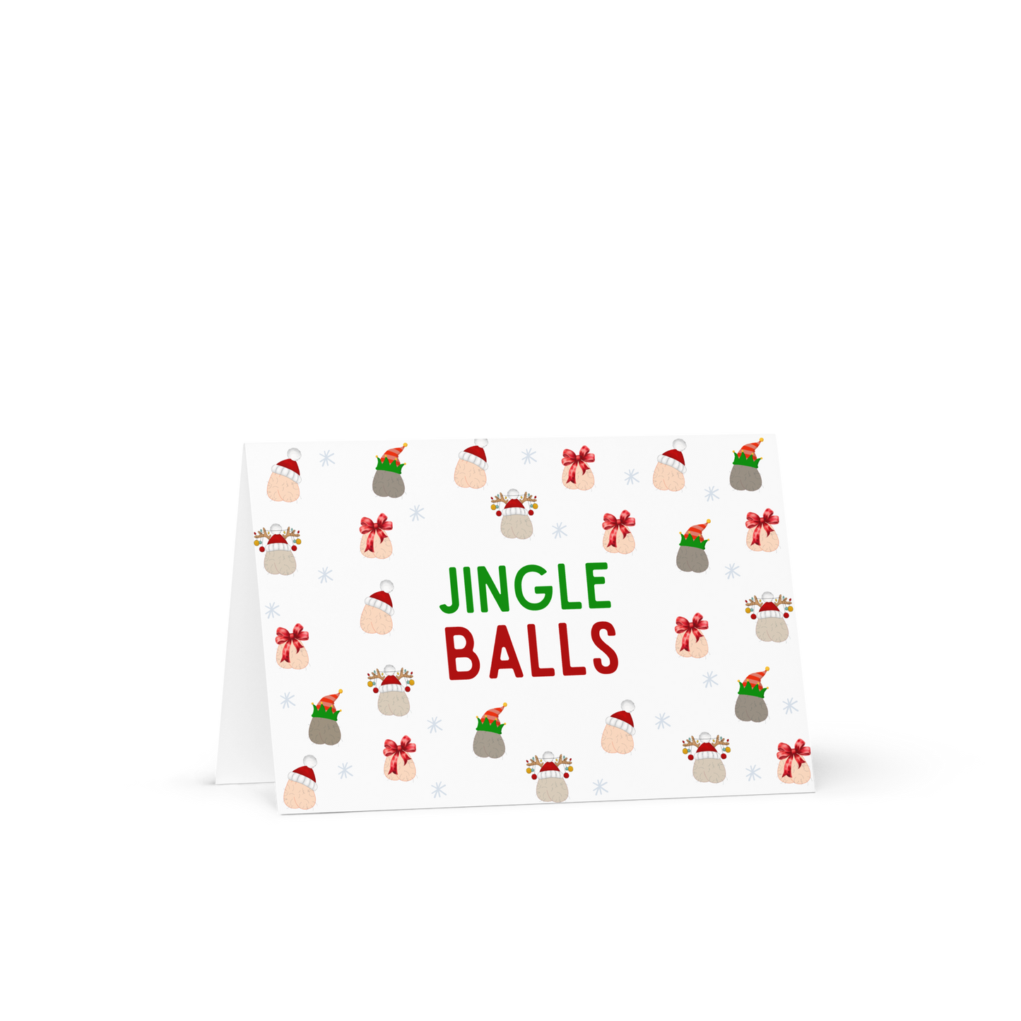 Jingle Balls Funny Christmas Card