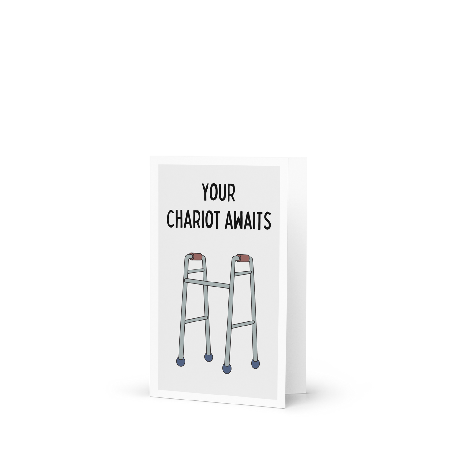 Your chariot awaits funny birthday card