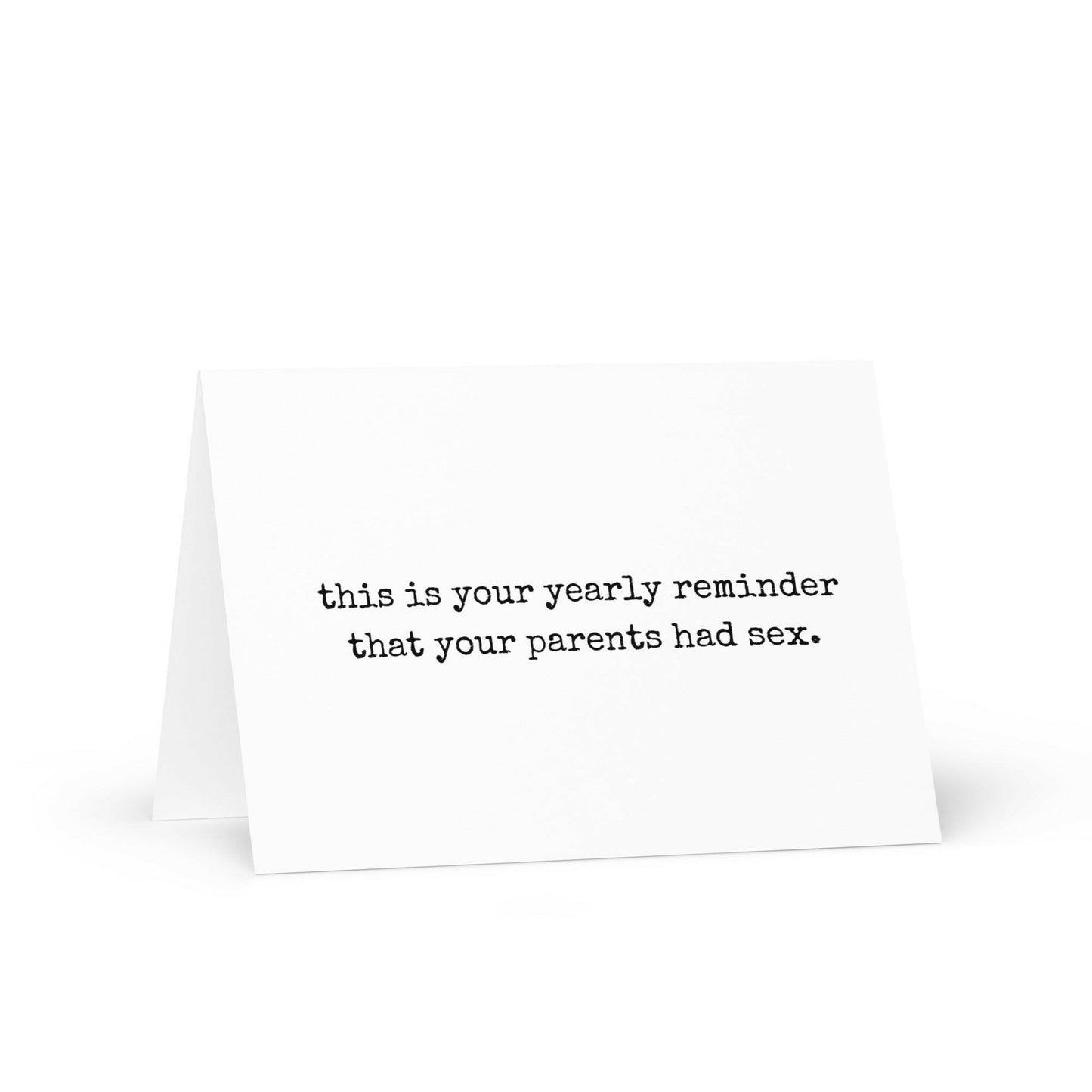 This year is your yearly reminder funny greeting card - Not Your Granny's Greetings