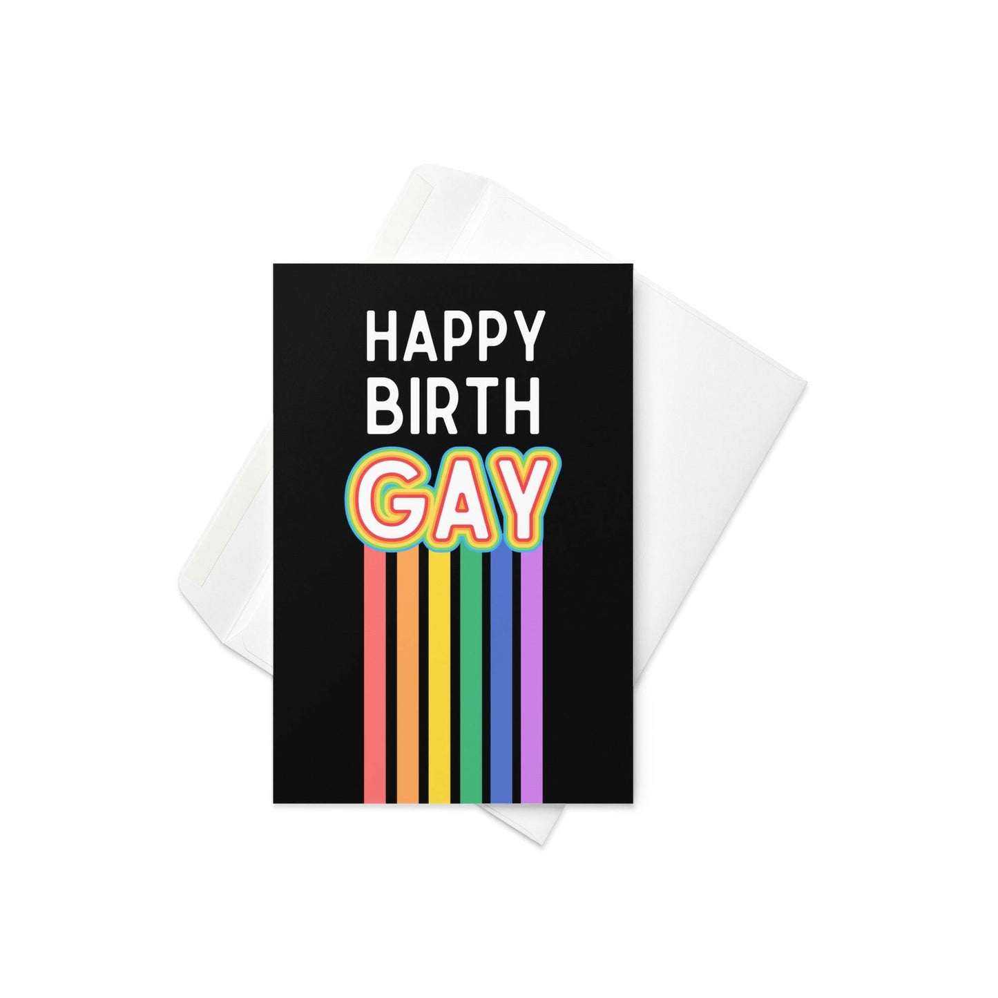 Happy birth gay greeting card - Not Your Granny's Greetings