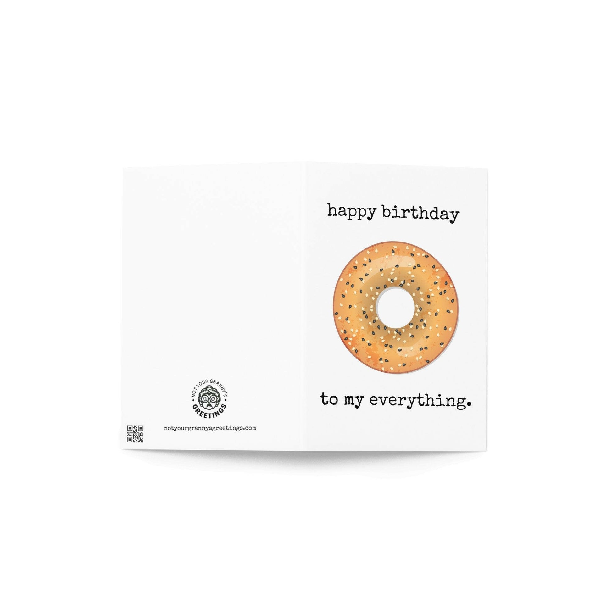 Happy birthday to my everything greeting card - Not Your Granny's Greetings