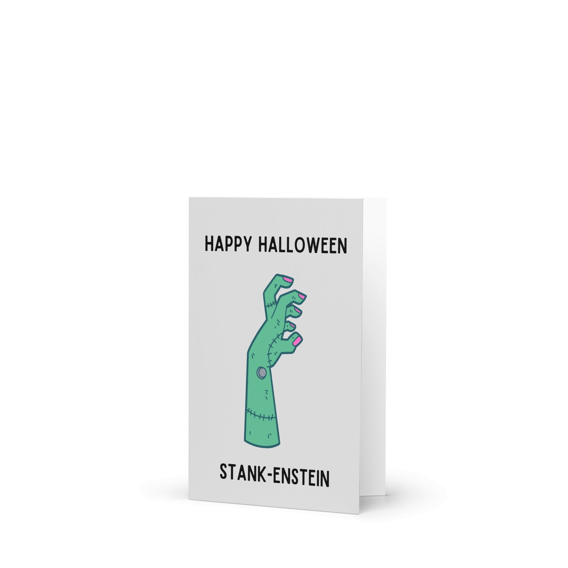 Happy Halloween skank - enstein greeting card - Not Your Granny's Greetings