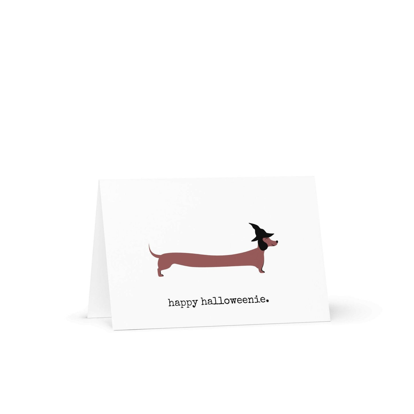 Happy Halloweenie greeting card - Not Your Granny's Greetings