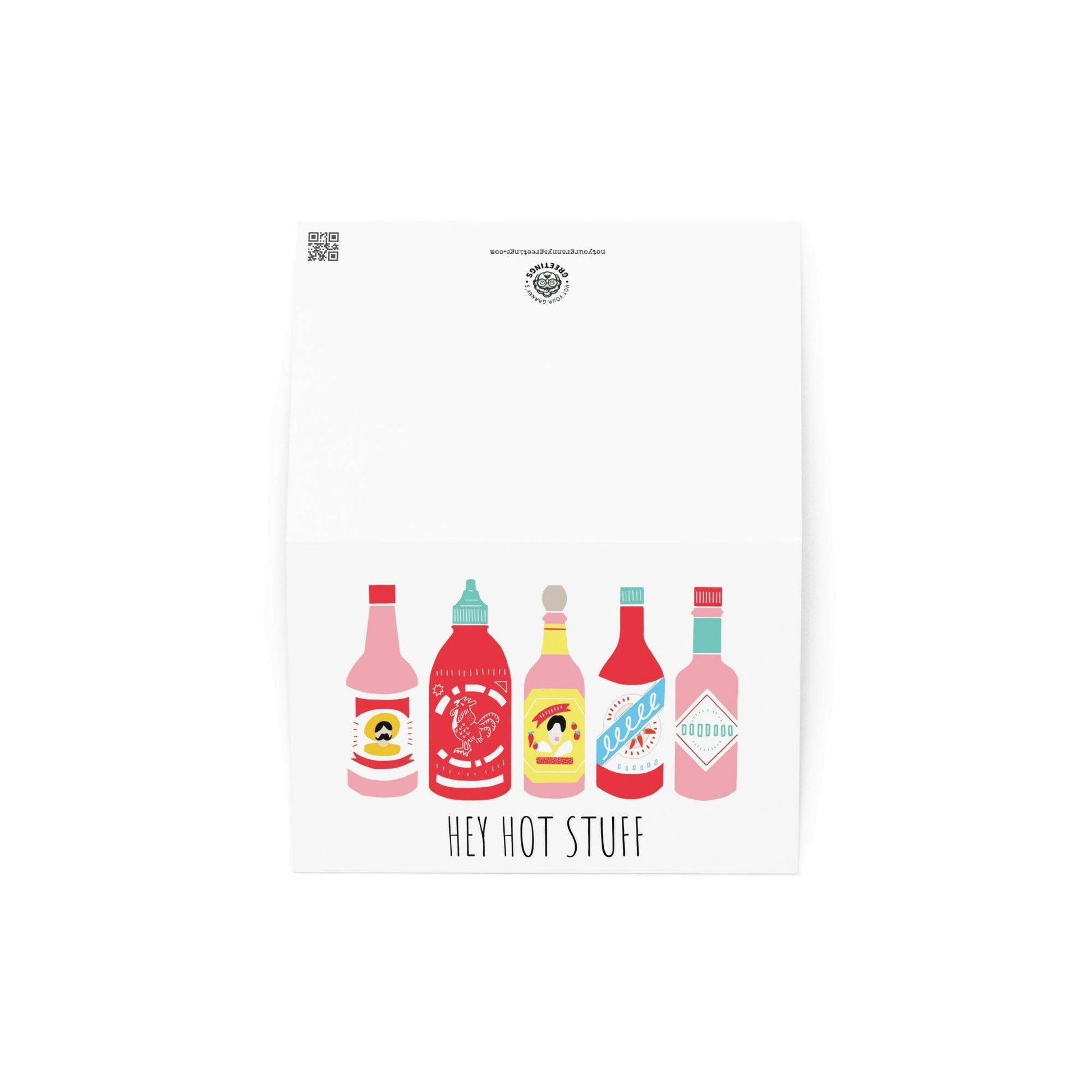 Hey hot stuff greeting card - Not Your Granny's Greetings