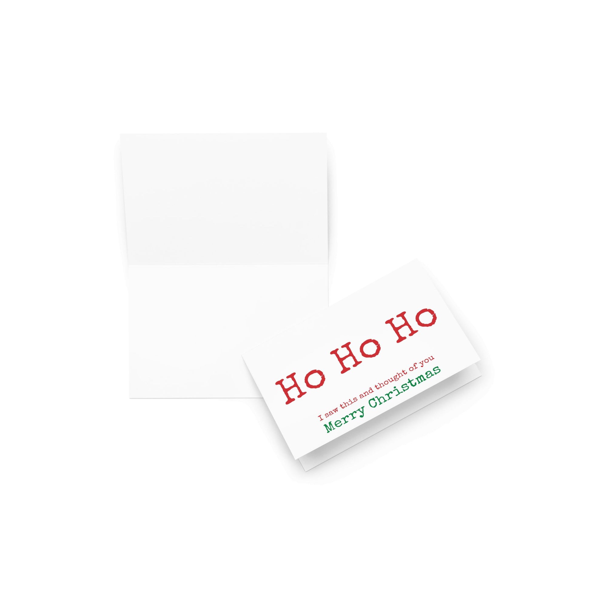 Ho Ho Ho funny Christmas greeting card - Not Your Granny's Greetings