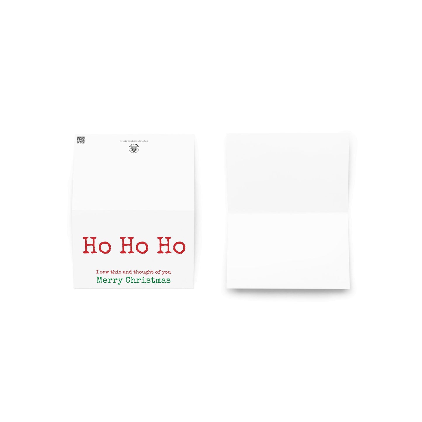 Ho Ho Ho funny Christmas greeting card - Not Your Granny's Greetings