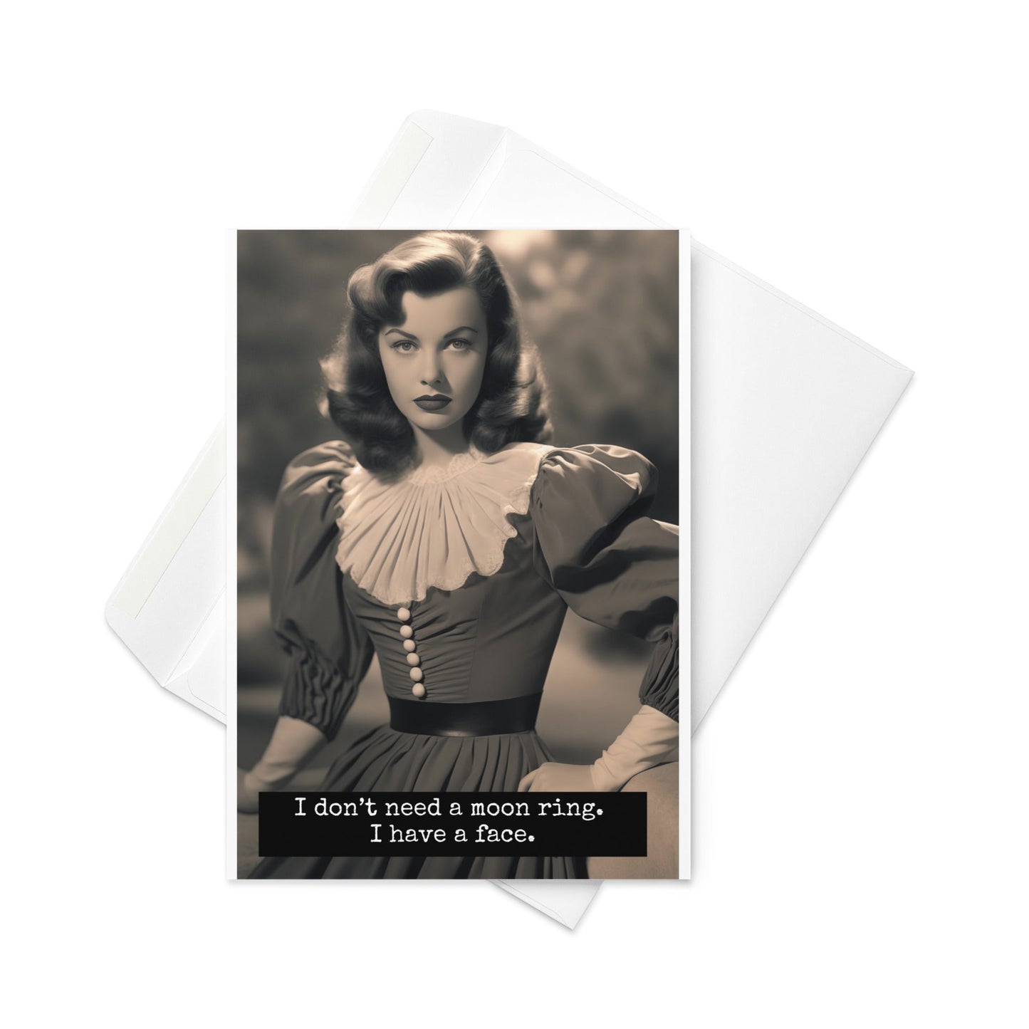 I don't need a mood ring funny greeting card - Not Your Granny's Greetings