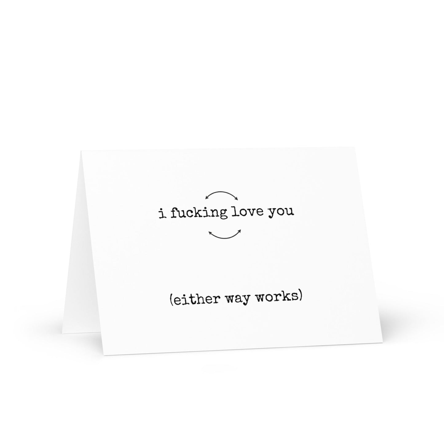 I fucking love you funny greeting card - Not Your Granny's Greetings