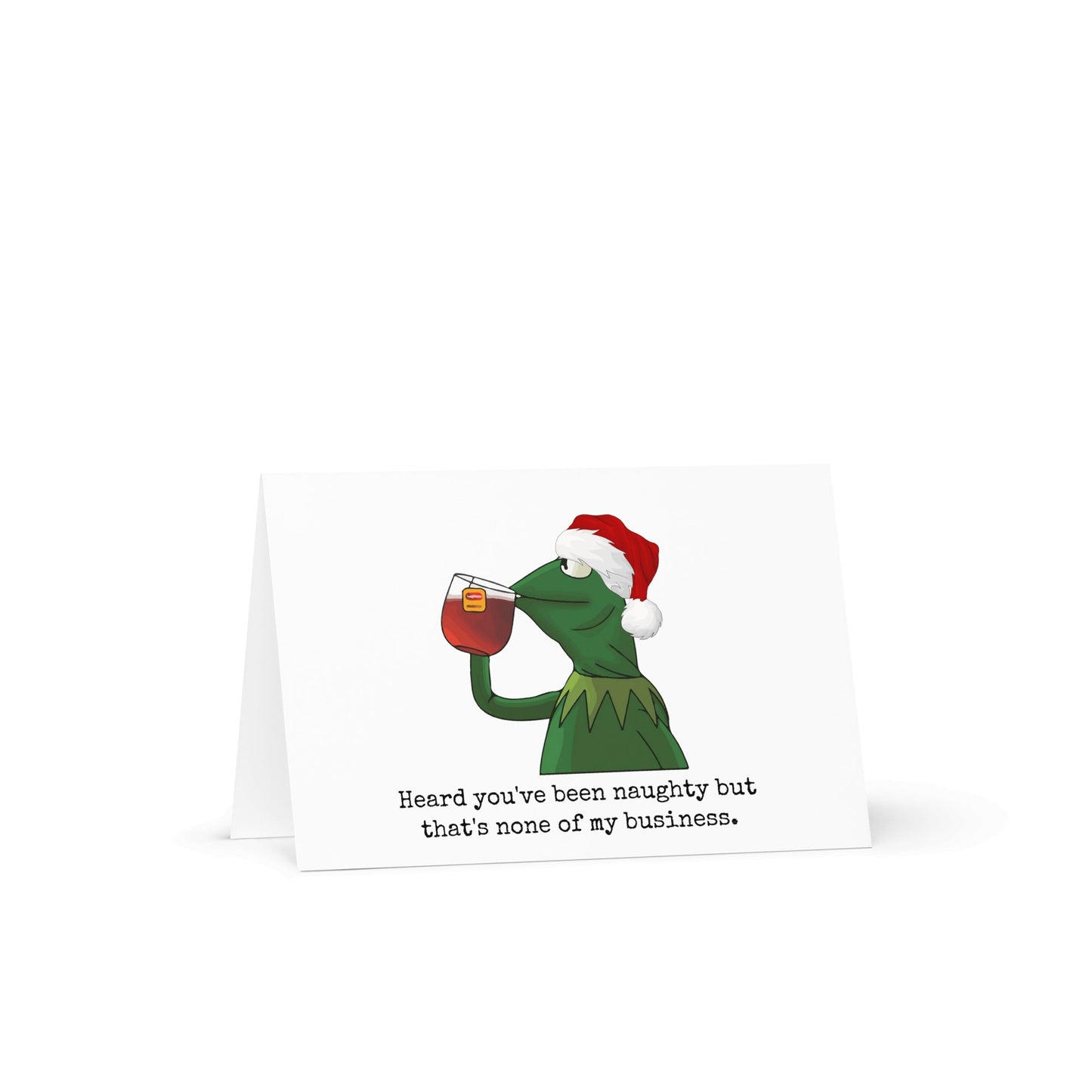 I heard you've been naughty funny christmas card - Not Your Granny's Greetings