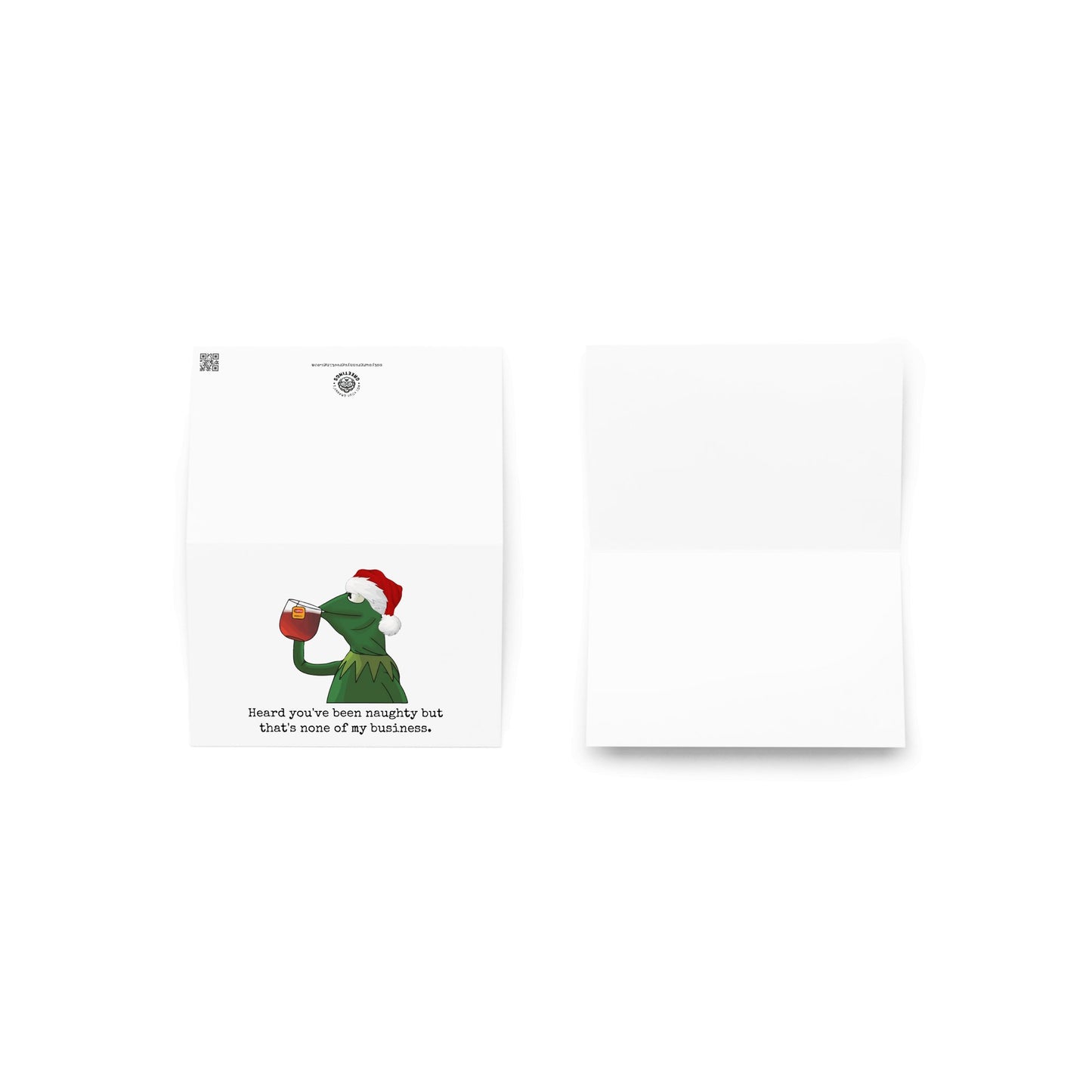 I heard you've been naughty funny christmas card - Not Your Granny's Greetings