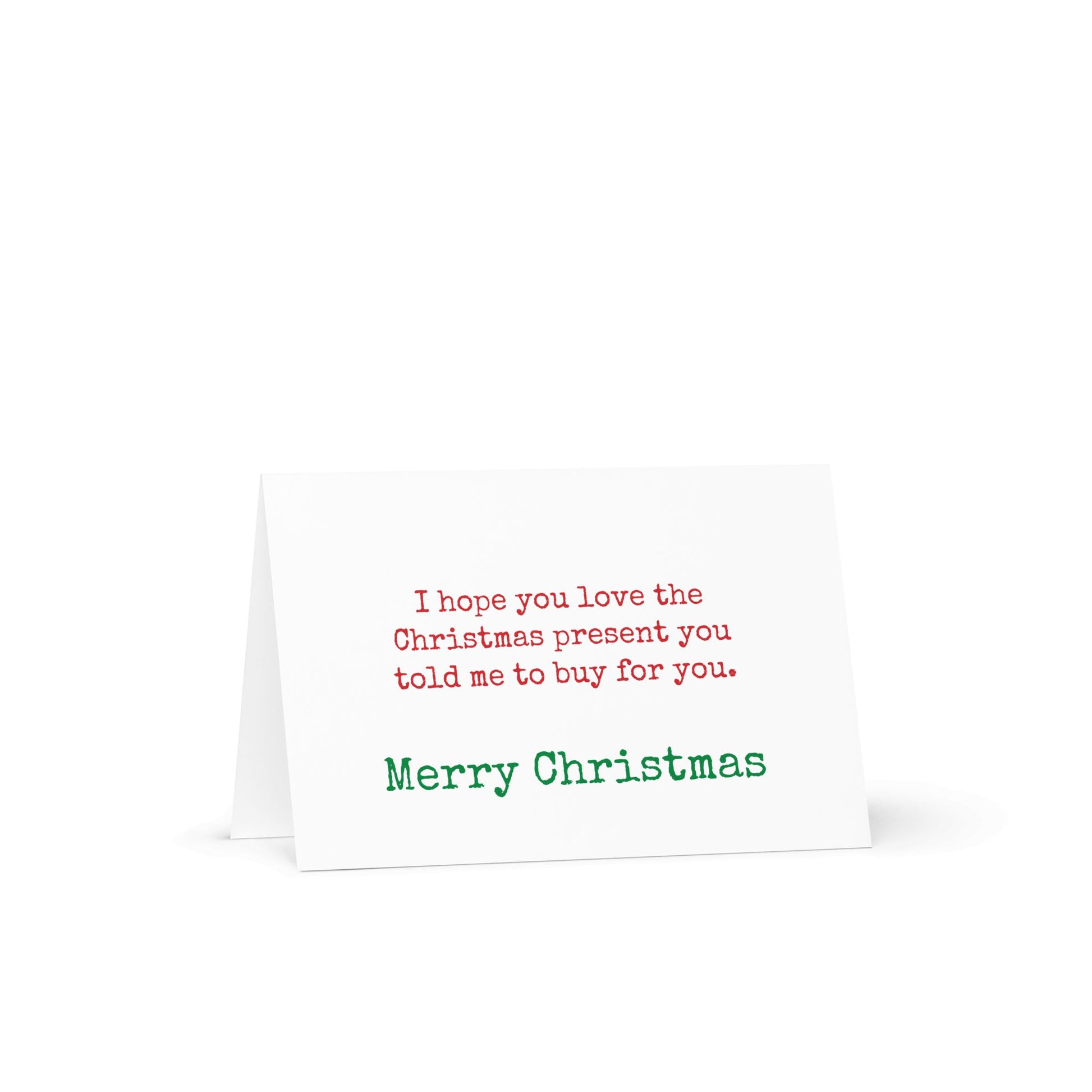 I hope you love the Christmas gift funny greeting card - Not Your Granny's Greetings