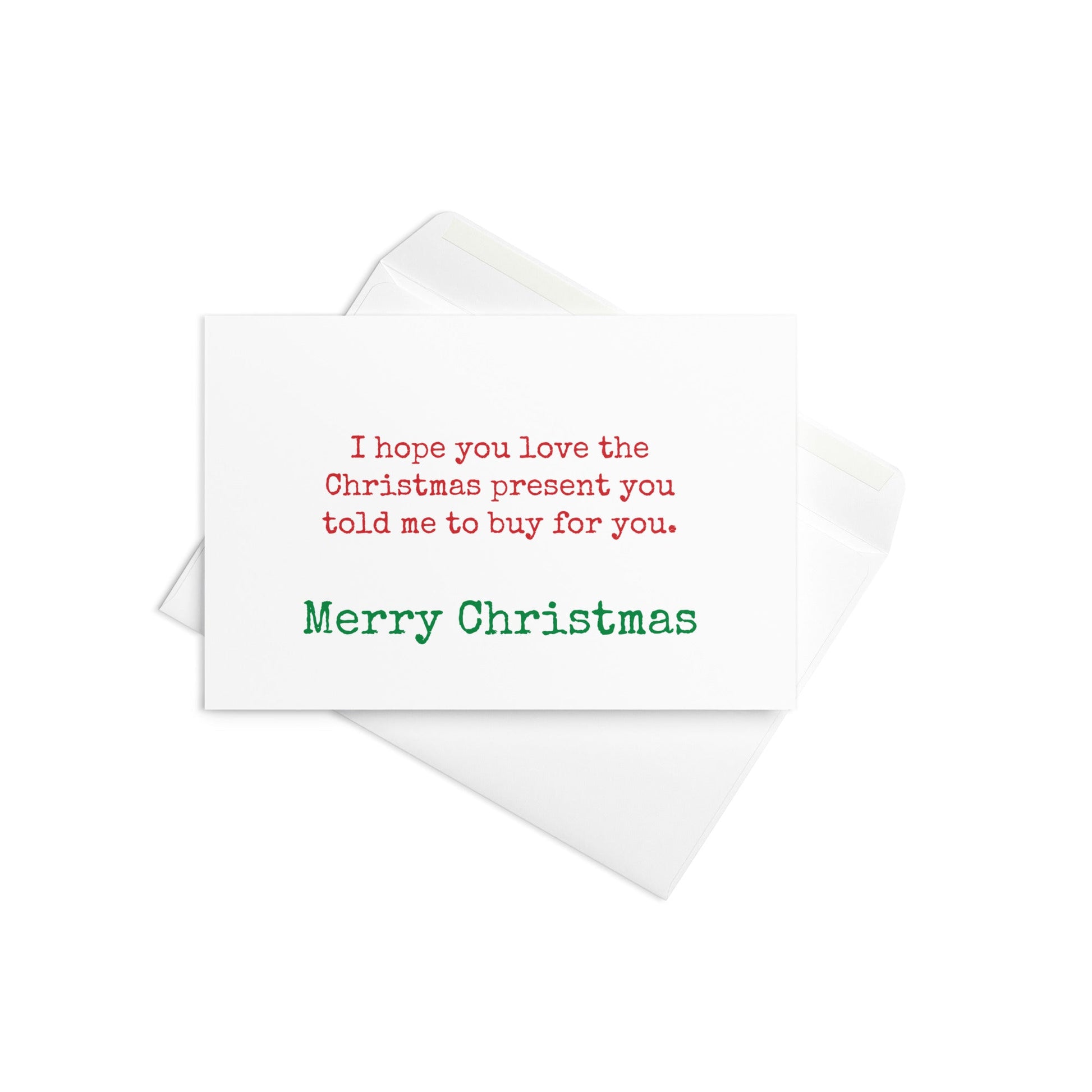 I hope you love the Christmas gift funny greeting card - Not Your Granny's Greetings