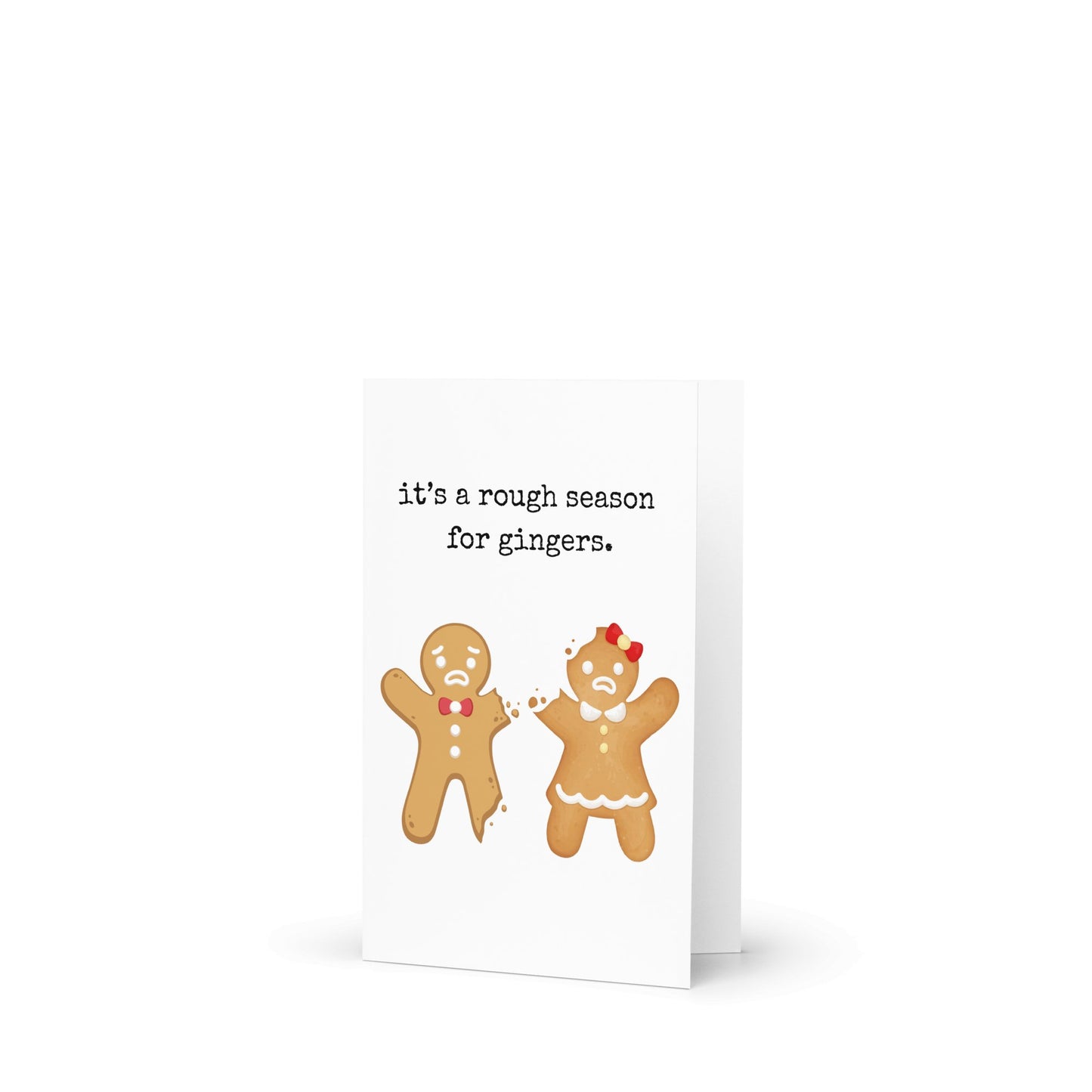 Its a tough season for gingers funny christmas card - Not Your Granny's Greetings