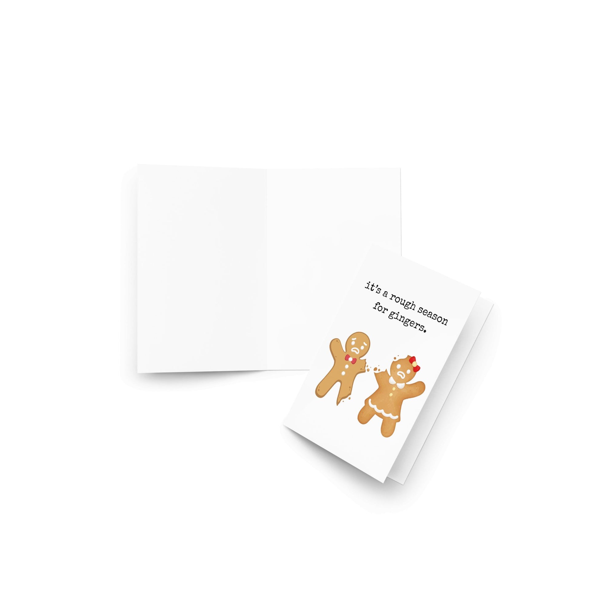 Its a tough season for gingers funny christmas card - Not Your Granny's Greetings