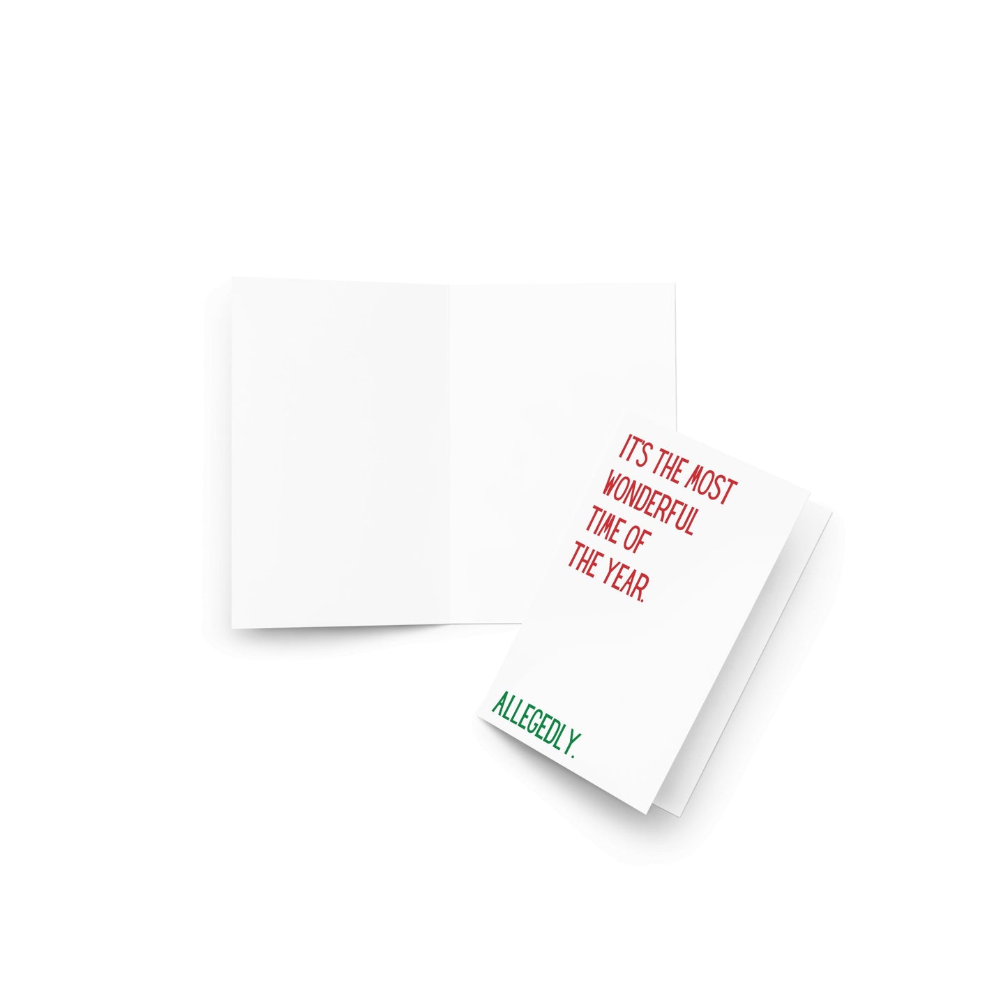 It's the most wonderful time of the year funny greeting card - Not Your Granny's Greetings