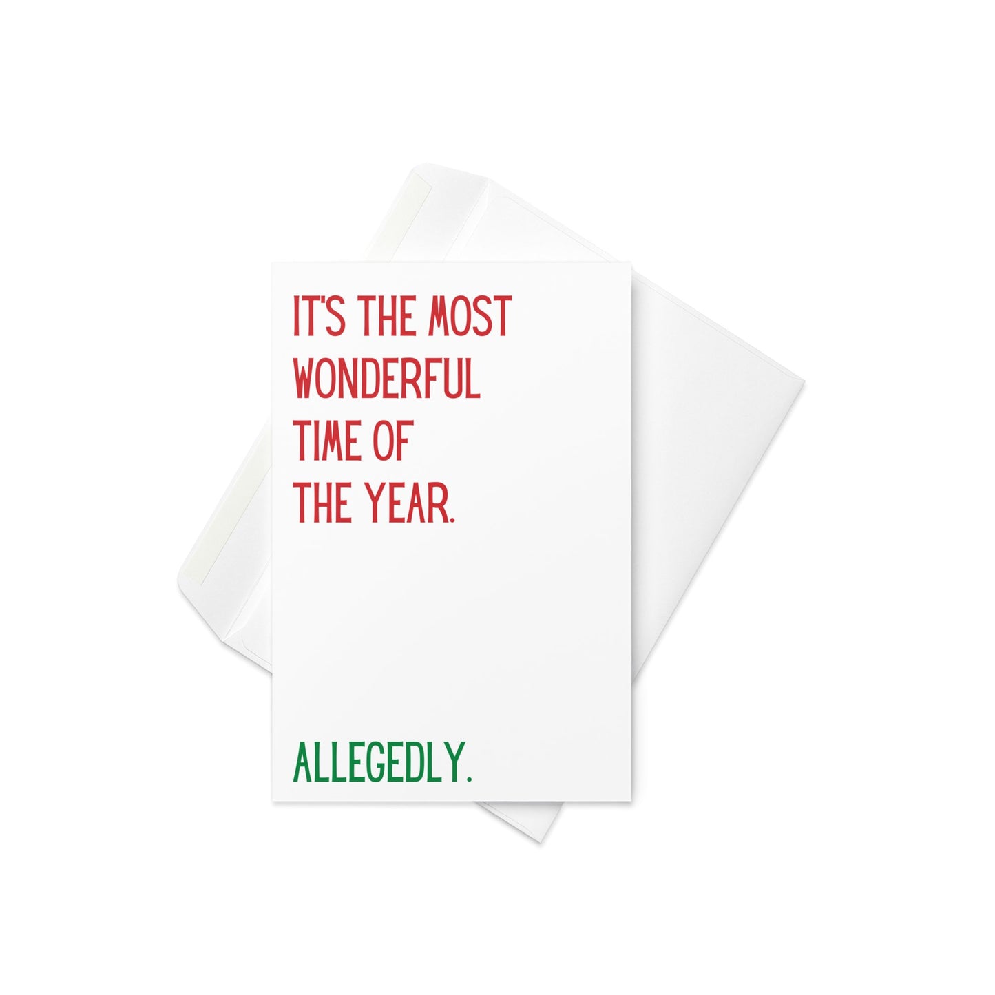 It's the most wonderful time of the year funny greeting card - Not Your Granny's Greetings