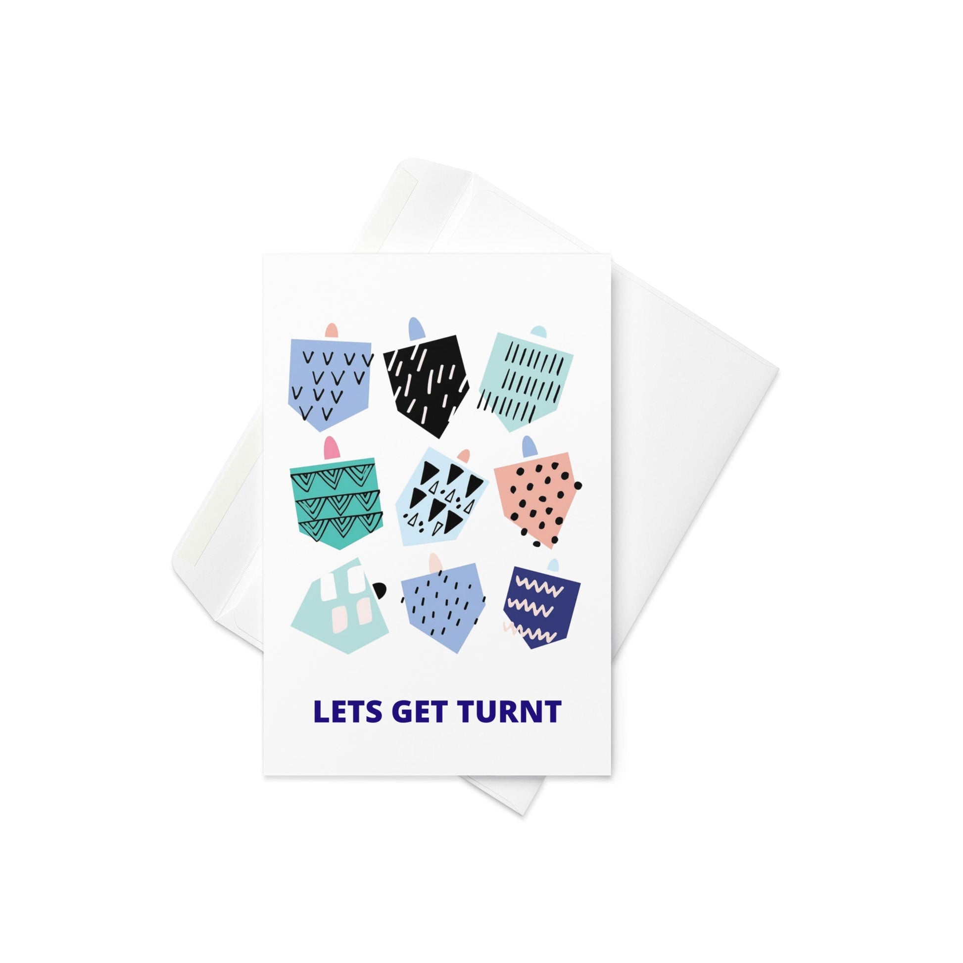 Let's get turnt funny Hanukkah greeting card - Not Your Granny's Greetings