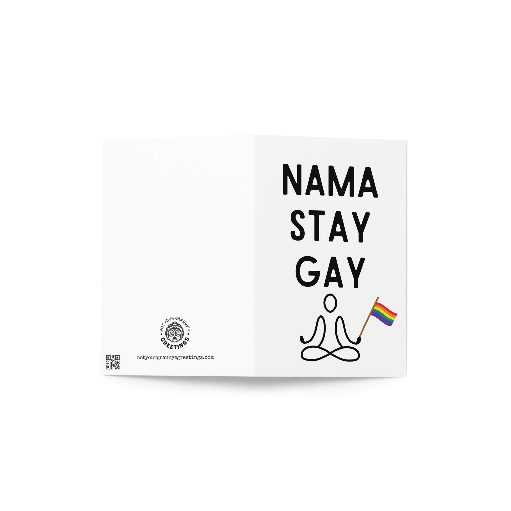 Nama stay gay funny greeting card - Not Your Granny's Greetings