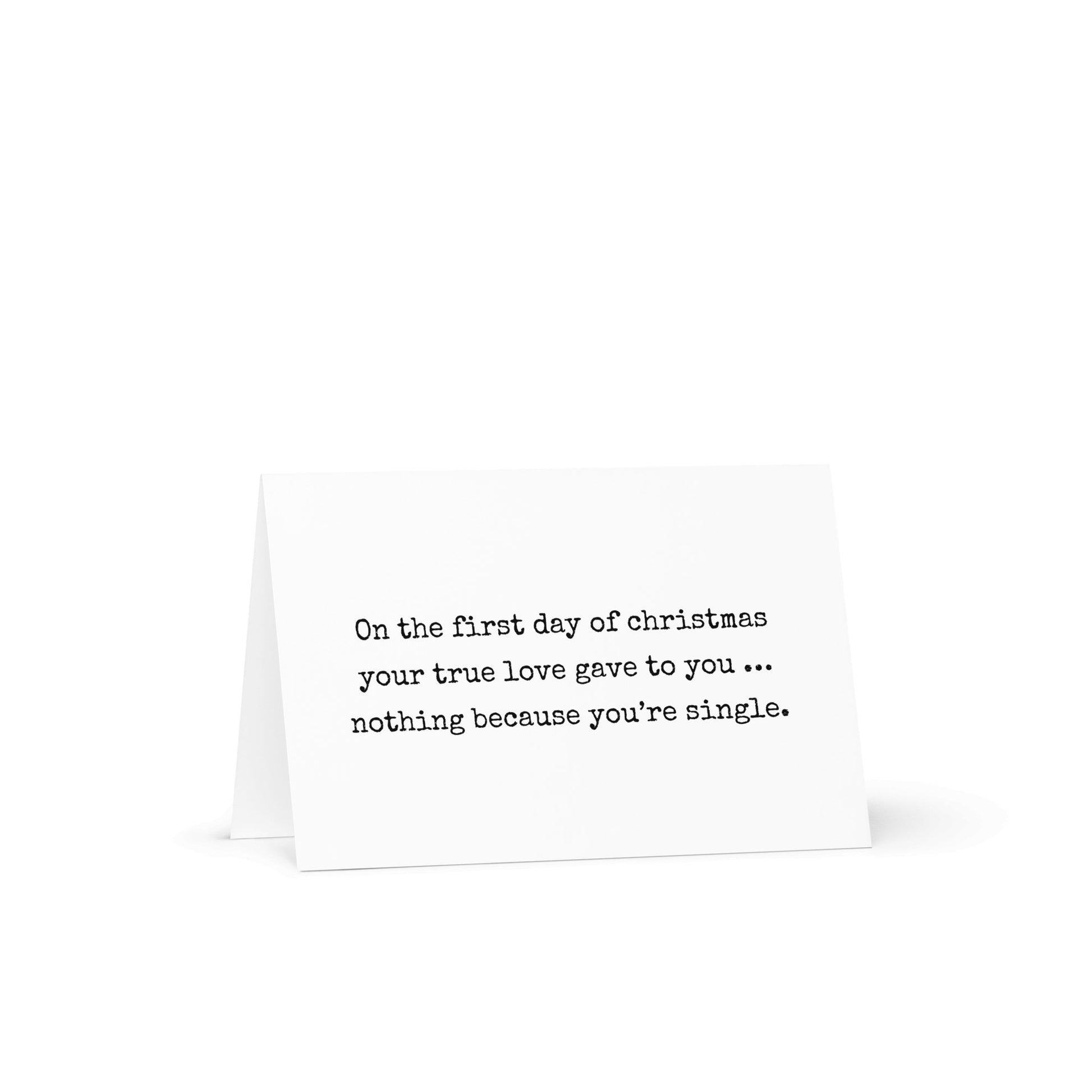 On the first day of Christmas greeting card - Not Your Granny's Greetings