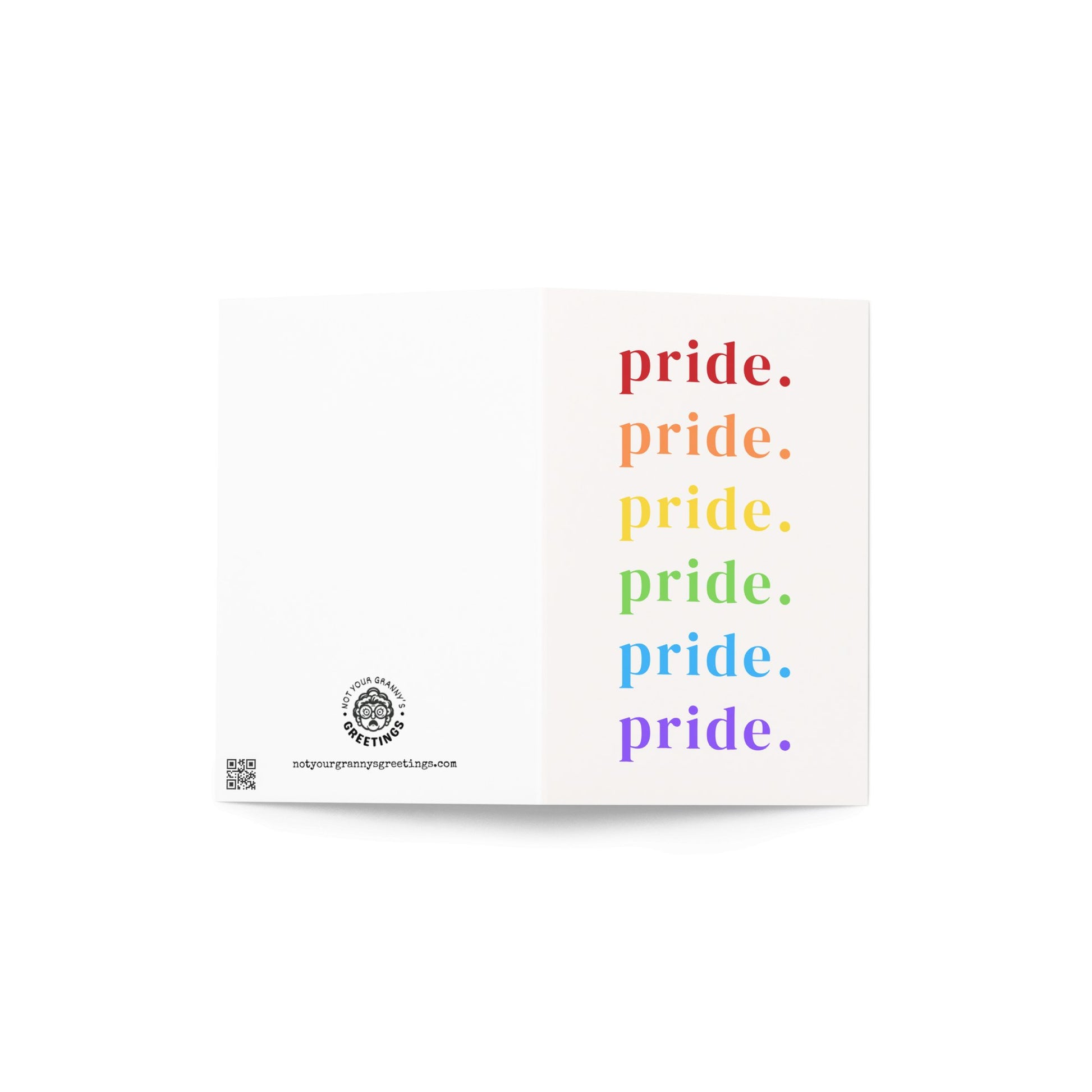 Pride greeting card - Not Your Granny's Greetings