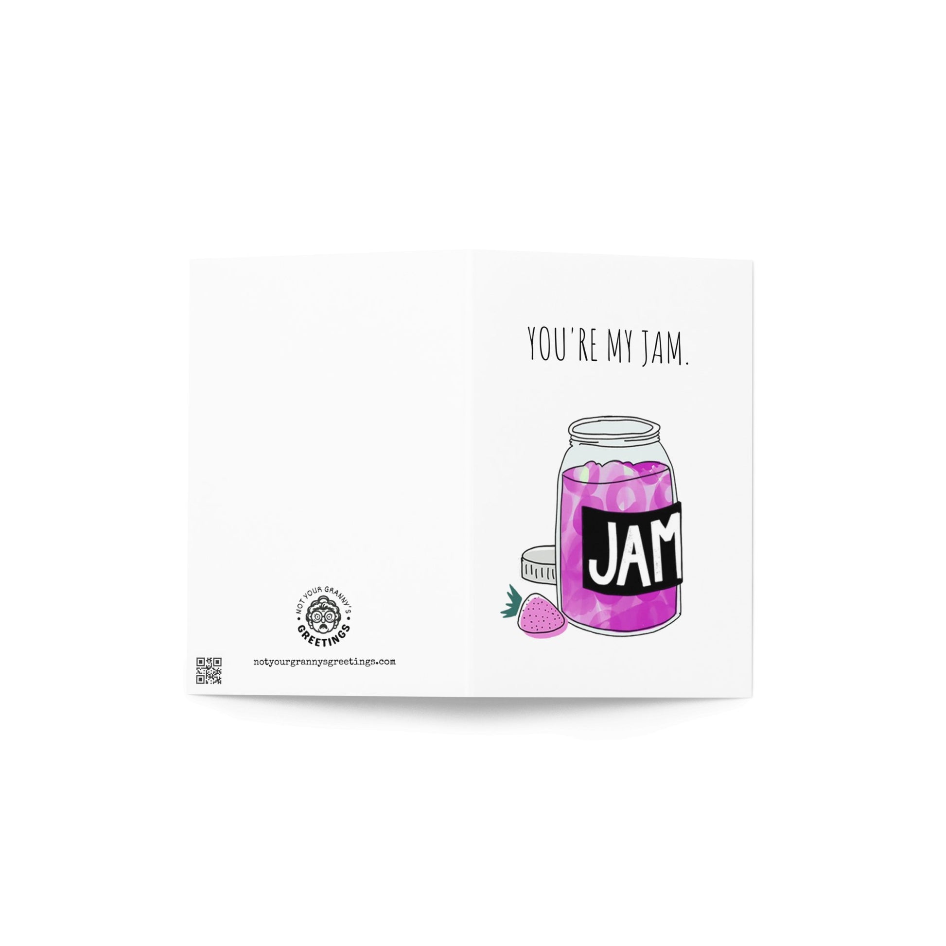 You're my jam greeting card - Not Your Granny's Greetings